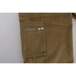 Ermanno Scervino Chic Beige Casual Pants for Sophisticated Style Jeans & Pants Ermanno Scervino Dark Olive Green
