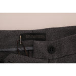 Ermanno Scervino Gray Wool Stretch Slim Pants BYX1157-1