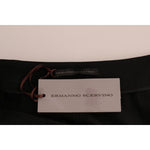 Ermanno Scervino Sleek Black Stirrup Leggings Jeans & Pants Ermanno Scervino Dark Gray