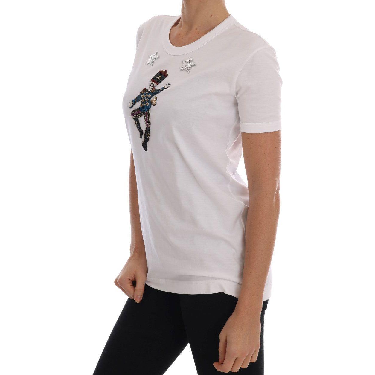 Dolce & Gabbana White Cotton Fairy Tale T-Shirt