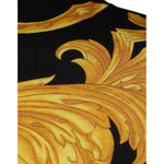 Versace Black Medusa Print Cotton Crew Neck T-shirt TSH87196-50
