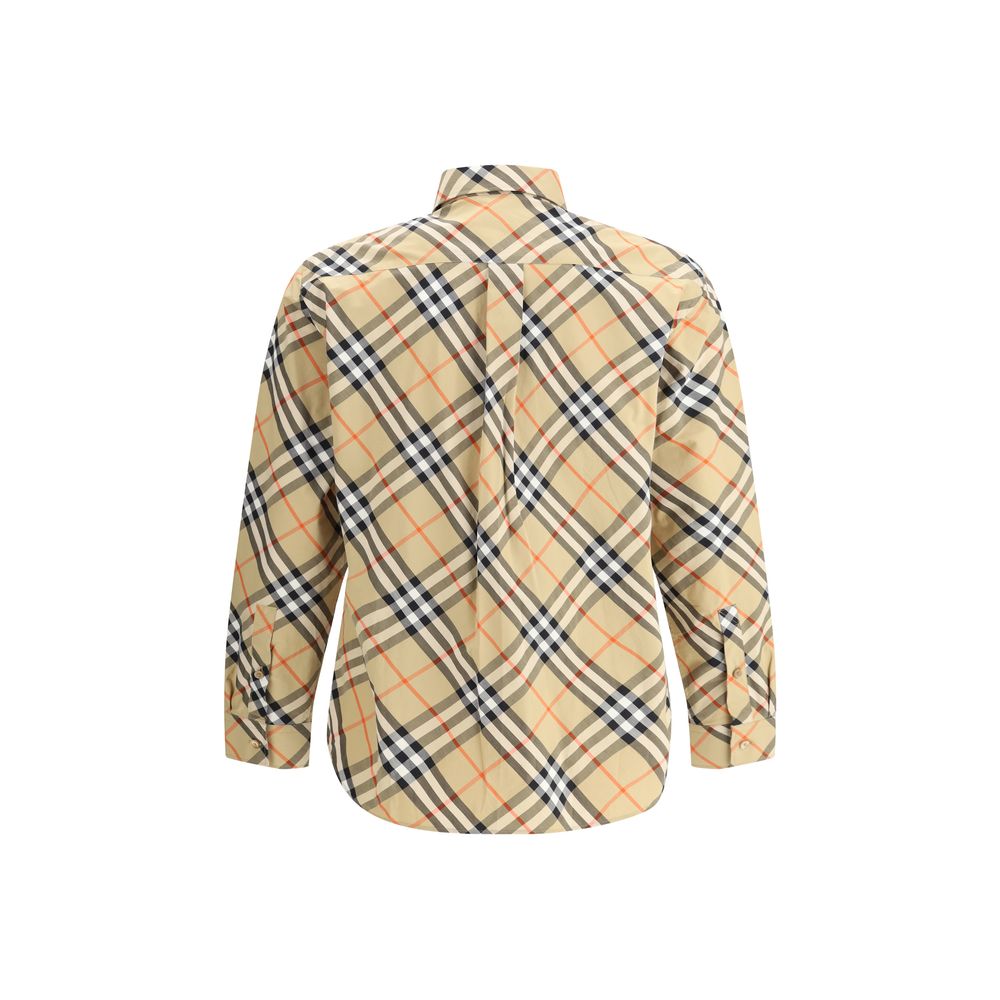 Burberry Beige Cotton Pattern Shirt1728,72470364320,Beige,Burberry,Clothing,L,M,Men,New with tags,Pattern - Shirts - Clothing,S,Shirts - Clothing,XL,XS