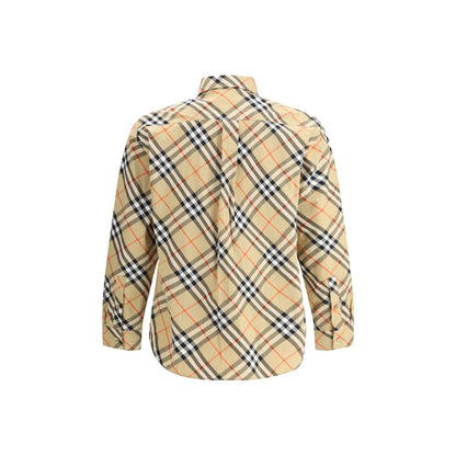 Burberry Beige Cotton Pattern Shirt1728,72470364320,Beige,Burberry,Clothing,L,M,Men,New with tags,Pattern - Shirts - Clothing,S,Shirts - Clothing,XL,XS