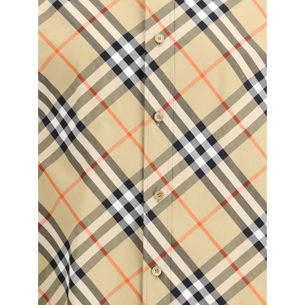 Burberry Beige Cotton Pattern Shirt1728,72470364320,Beige,Burberry,Clothing,L,M,Men,New with tags,Pattern - Shirts - Clothing,S,Shirts - Clothing,XL,XS