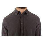 GF Ferre Chic Green Cotton Casual Men's Shirt GF Ferre Dark Slate Gray
