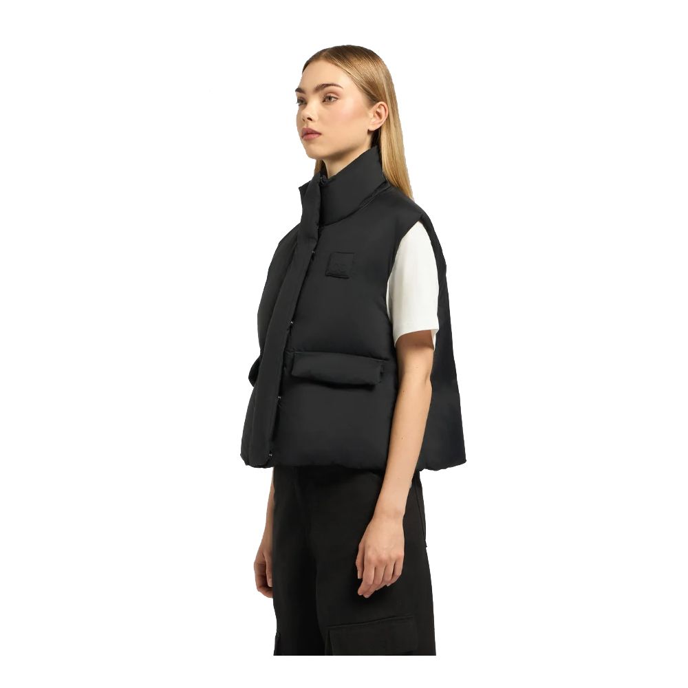 Moose Knuckles Black Nylon Sleveless Jacket