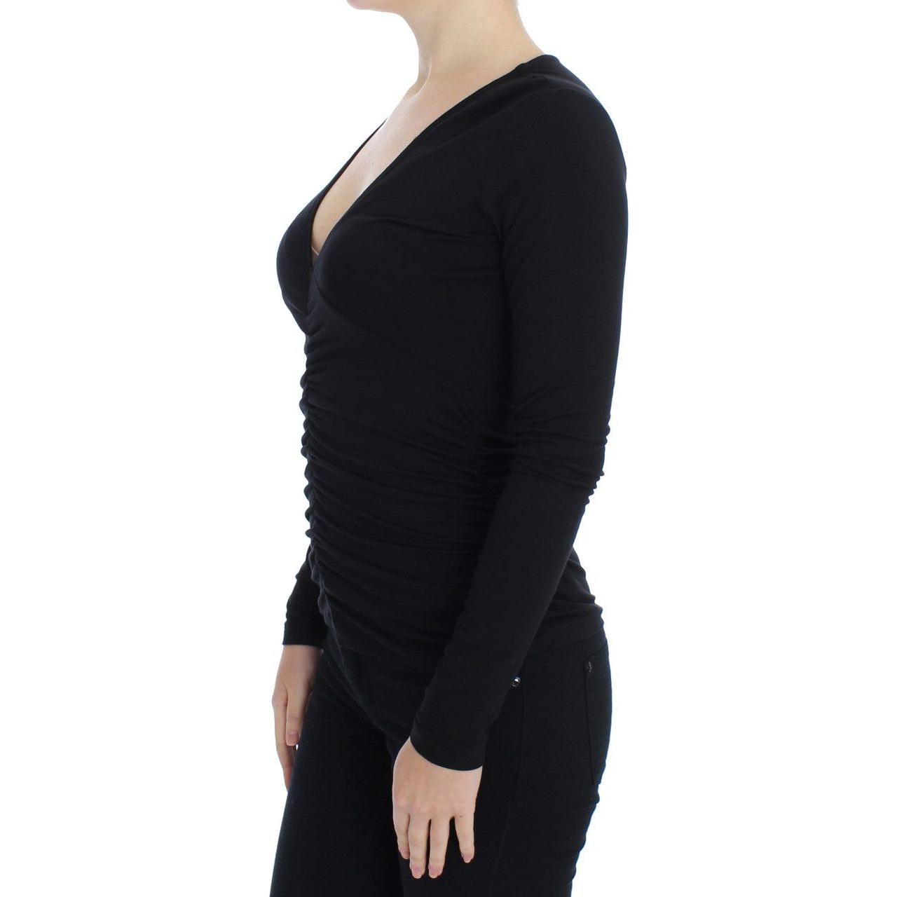 Versace Jeans Black Stretch Longsleeve Sweater
