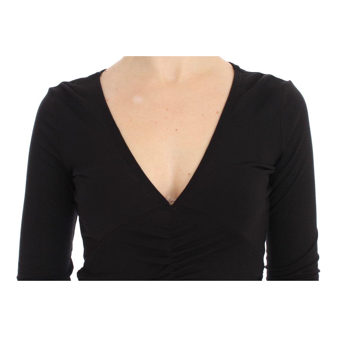 Versace Jeans Black Stretch Longsleeve Sweater