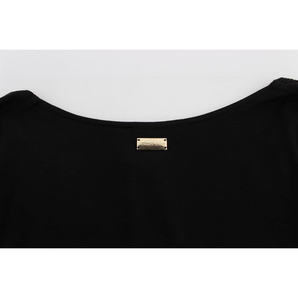 Versace Jeans Black Stretch Longsleeve Sweater