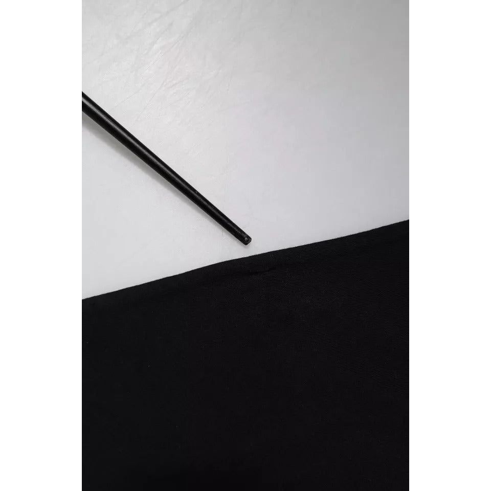 Dolce & Gabbana Black Logo Print Cotton Short Sleeves T-shirt