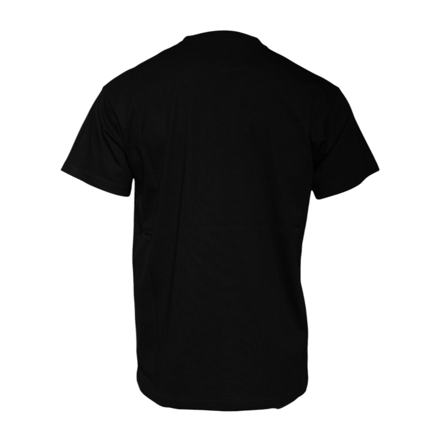 Balenciaga Black Cotton Logo Print Crew Neck Short Sleeves T-shirt