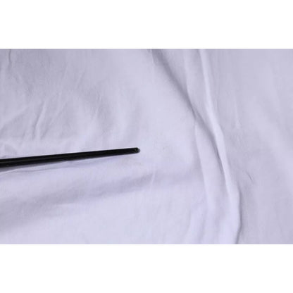 Balenciaga White Logo Cotton Crew Neck Short Sleeves T-shirt