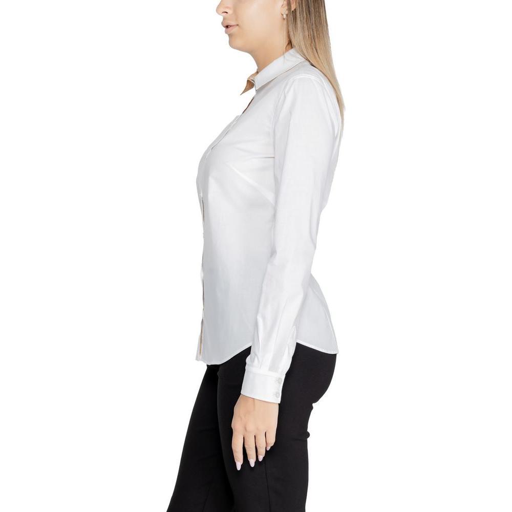 Alviero Martini Prima Classe White Cotton Shirt AL-14625100008-IT50 | XXL