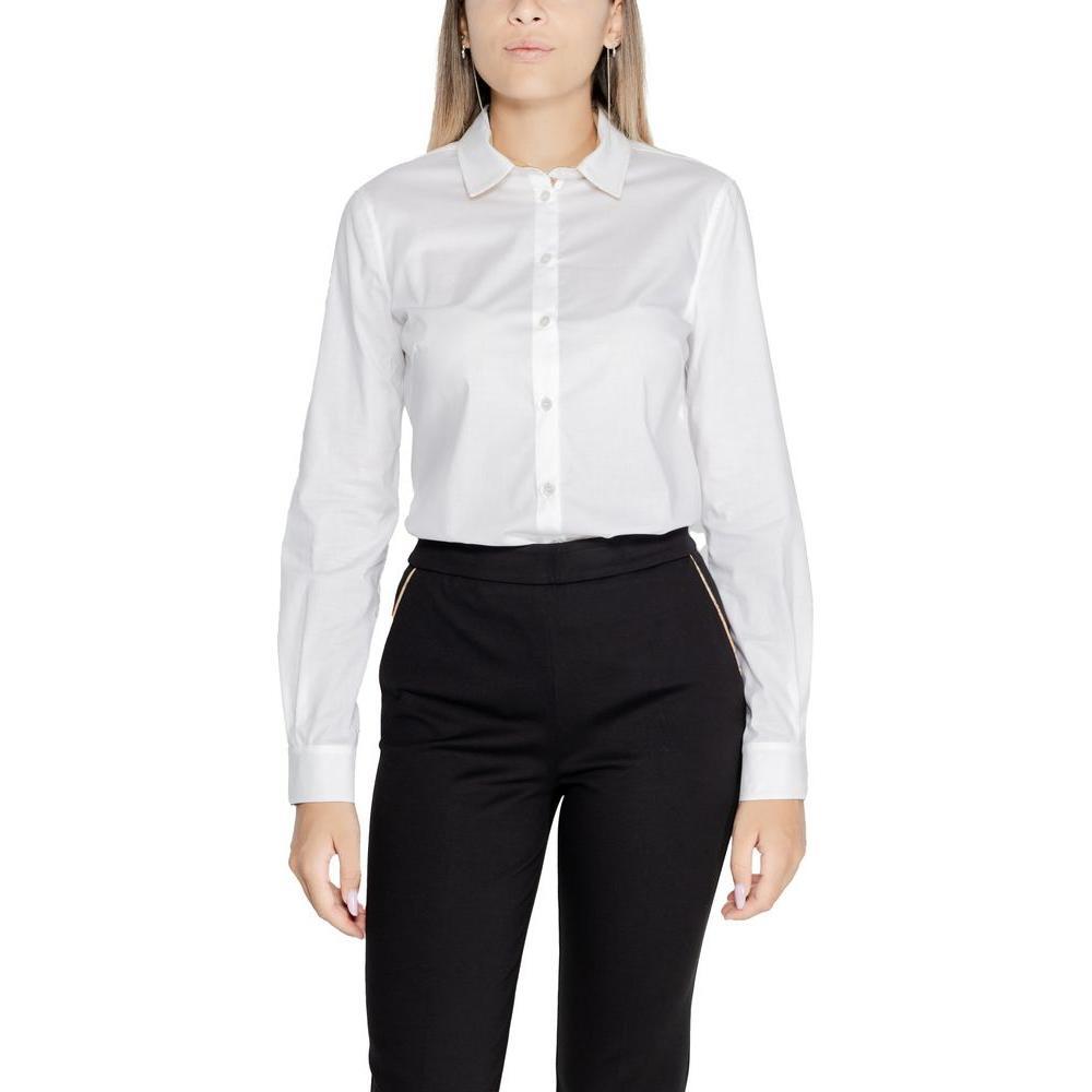 Alviero Martini Prima Classe White Cotton Shirt AL-14625100008-IT50 | XXL