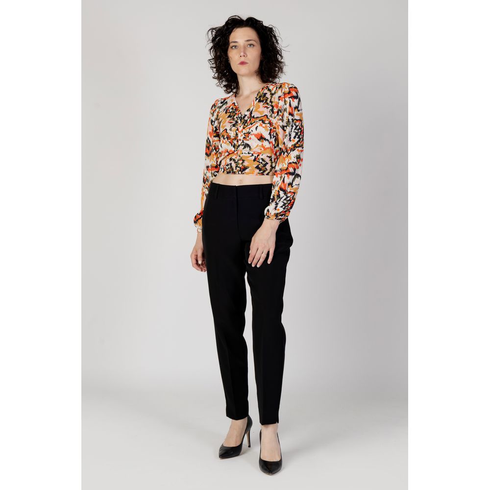 Only Orange Polyester Blouse