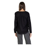 Street One Black Viscose Blouse ST-13527400009-IT42|M