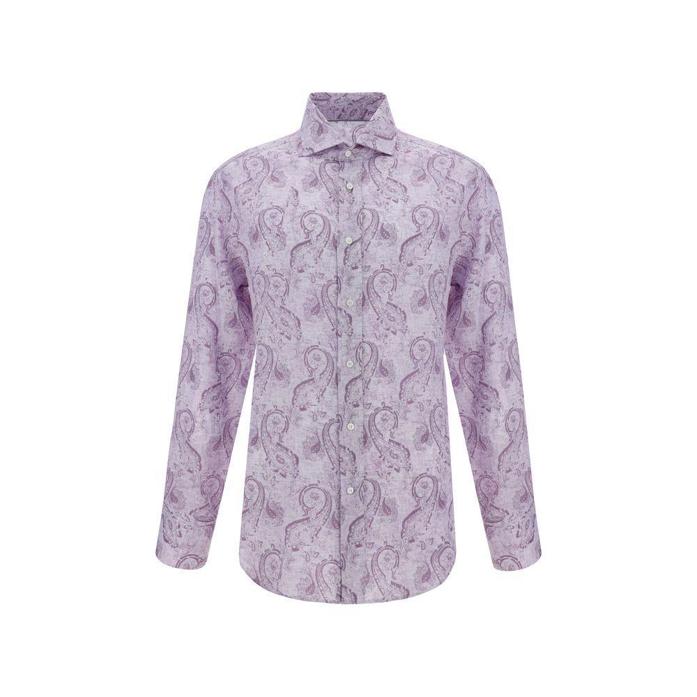 Brunello Cucinelli Paisley design Shirt BR-MM6881718C002-XXL