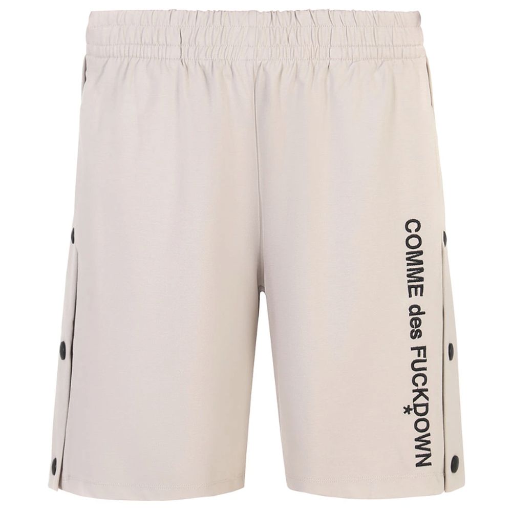 Comme Des Fuckdown Beige Viscose Men's Bermuda Short