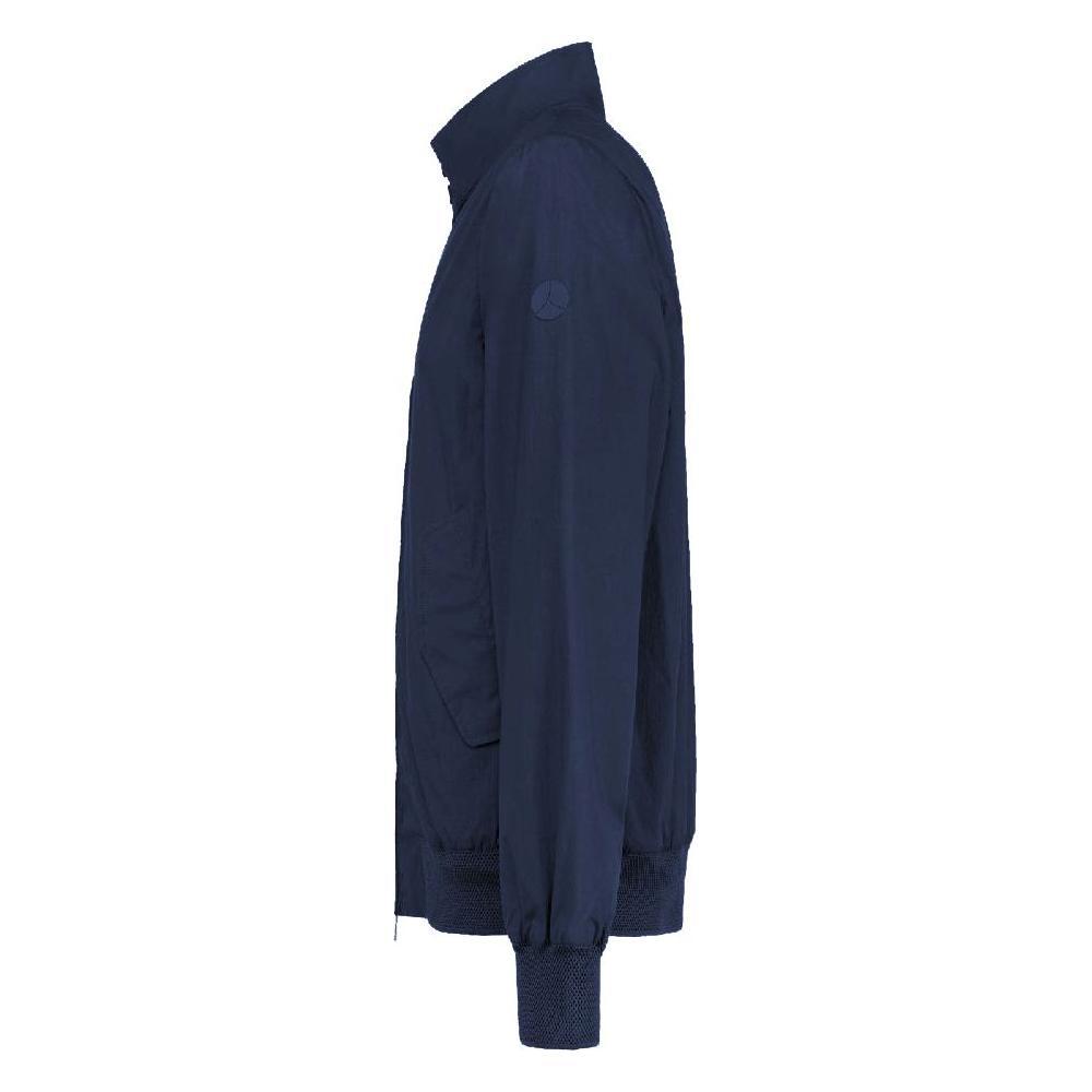 People Of Shibuya Blue Cotton Men Bomber Jacket