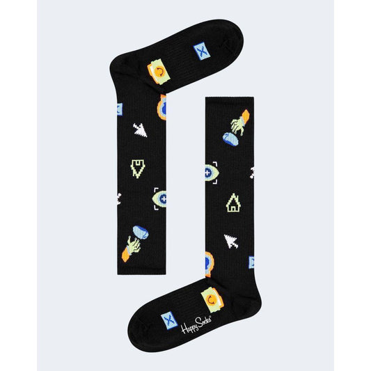 Happy Socks Black Cotton Sock HA-7675300009-36-40