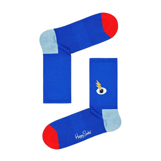 Happy Socks Blue Cotton Tights & Sock