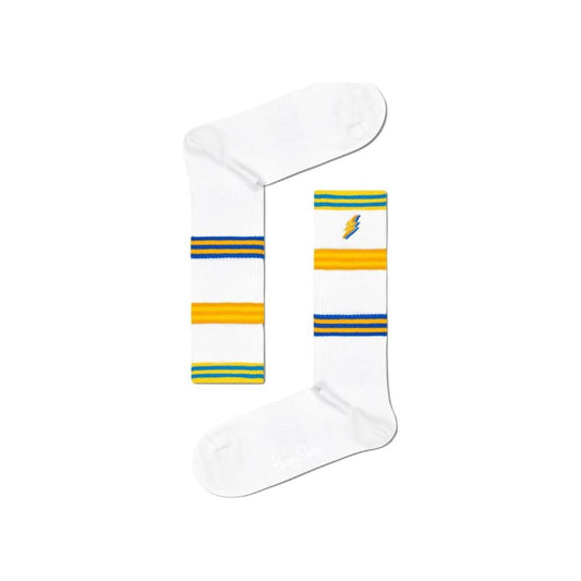 Happy Socks White Cotton Tights & Sock