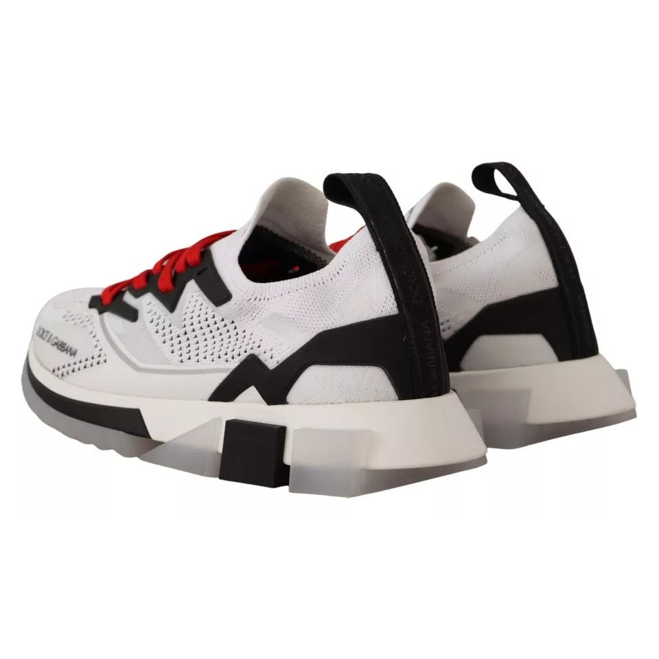 Dolce & Gabbana White SORRENTO Sport Stretch Men Shoes Sneakers