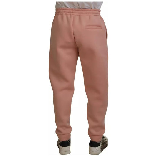 Dolce & Gabbana Pink Polyester Sweatpants Jogger Pants PAN74786-48