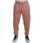Dolce & Gabbana Pink Polyester Sweatpants Jogger Pants PAN74786-48