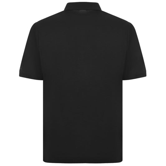 People Of Shibuya Black Cotton Polo Shirt PE-14574-M