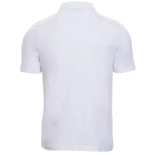 Alpha Studio White Cotton Polo Shirt AL-14577-IT48 | M