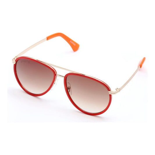 Lancaster Red Metal Sunglasses