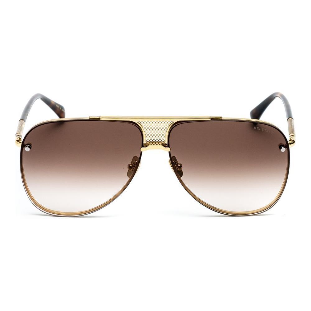 Belstaff Gold Titanium Sunglasses BEBECKINGTONSHINYNEGROAC
