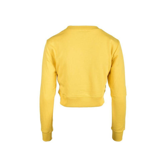 Diesel Yellow Cotton Sweatshirt DI-16370000135-IT42|M