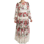 Dolce & Gabbana Multicolor Floral Maxi Sheath Dress DR2159-38