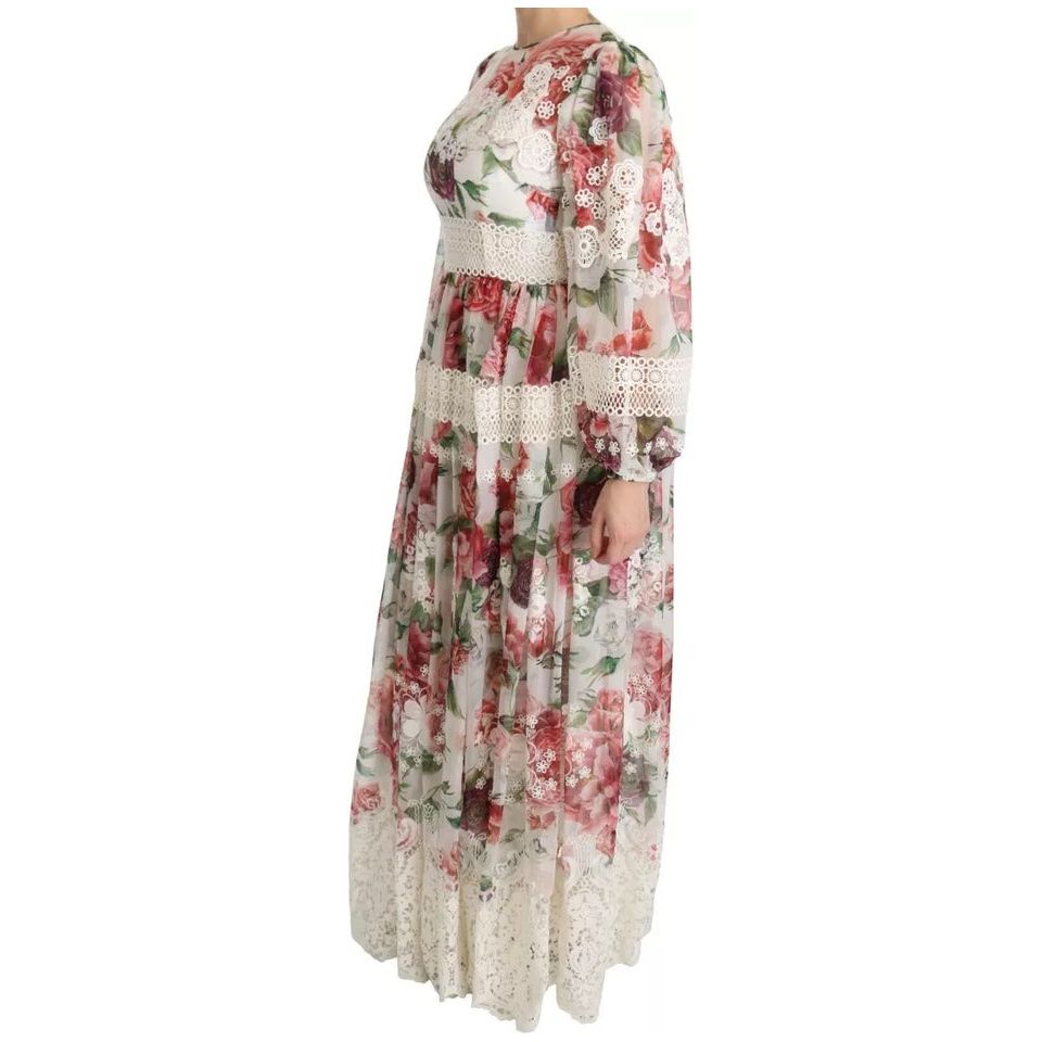 Dolce & Gabbana Multicolor Floral Maxi Sheath Dress DR2159-38