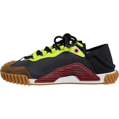 Dolce & Gabbana Multicolor Nylon Low Top NS1 Sneakers Shoes