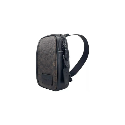 COACH Edge L Pack Backpack Sling Bag Black Walnut (CW347)