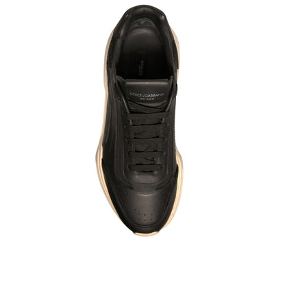 Dolce & Gabbana Black White Daymaster Low Top Sneakers Shoes