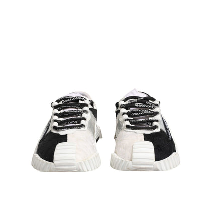 Dolce & Gabbana White Black NS1 Low Top Sneakers Shoes