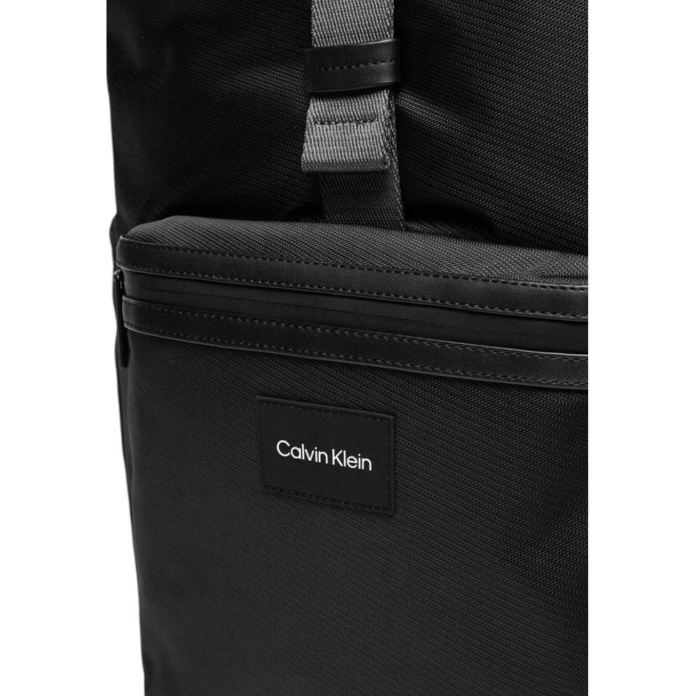 Calvin Klein Calvin Klein Black Recycled Polyester Backpack CAKL-14598300009