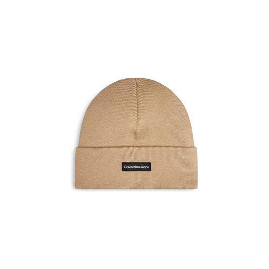 Calvin Klein Beige Recycled Polyester Hats & Cap