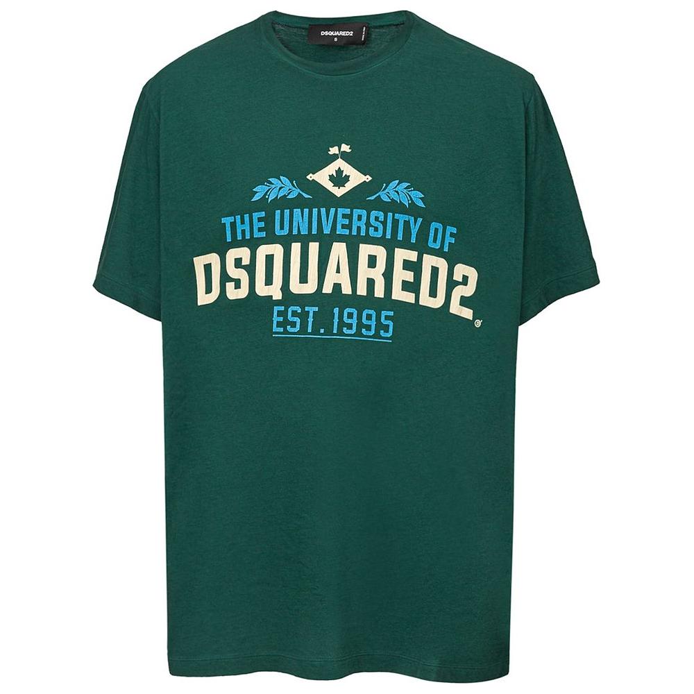 Dsquared² Green Cotton T-Shirt