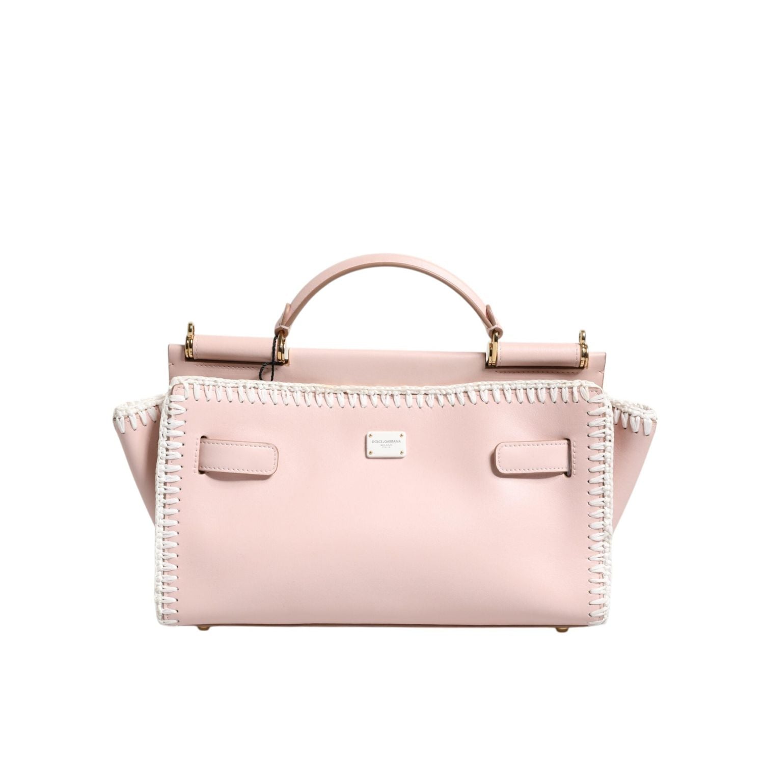 Front view with bag zipped and handles upright.