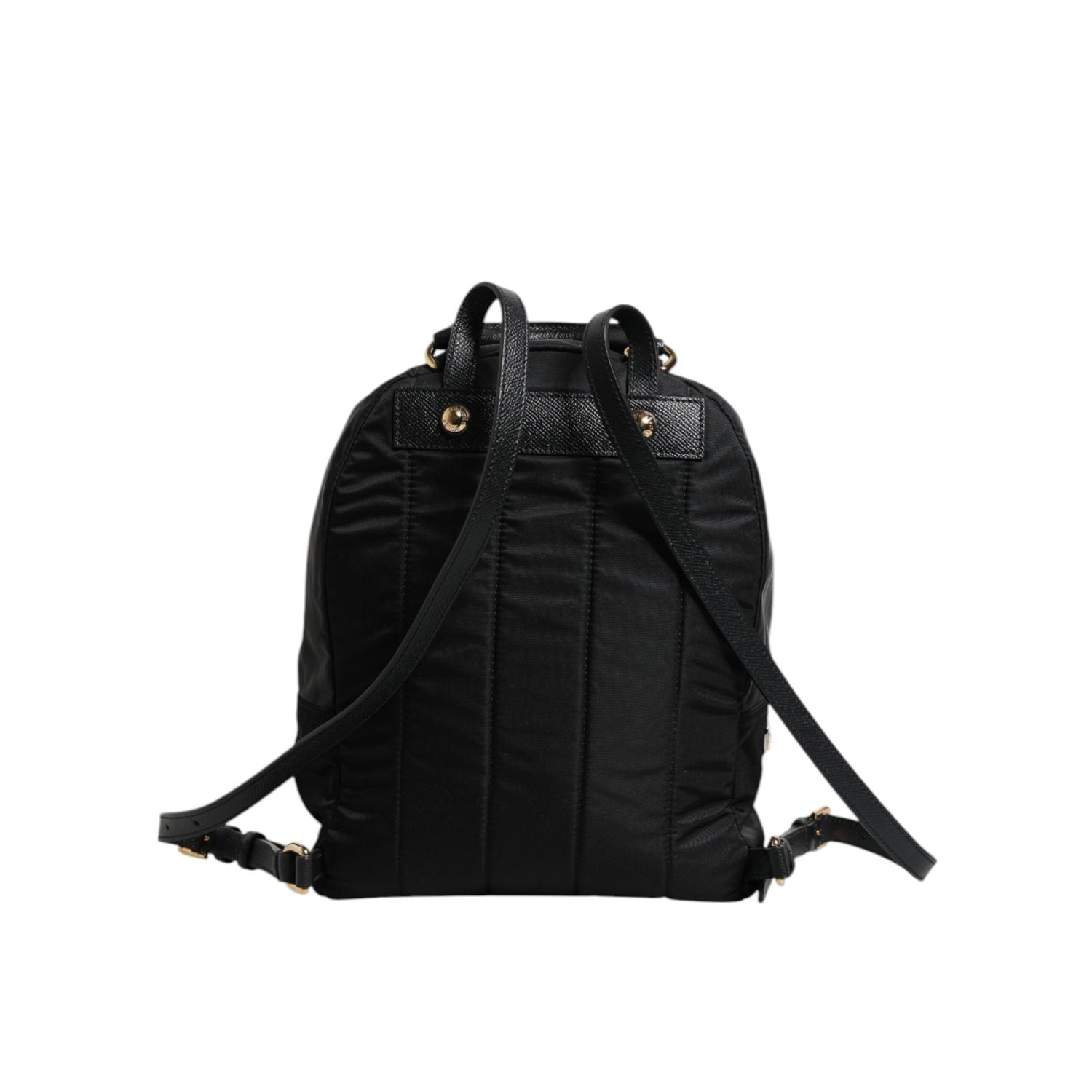 Dolce & Gabbana Black Nylon #DGFAMILY VULCANO Embellished Backpack Bag