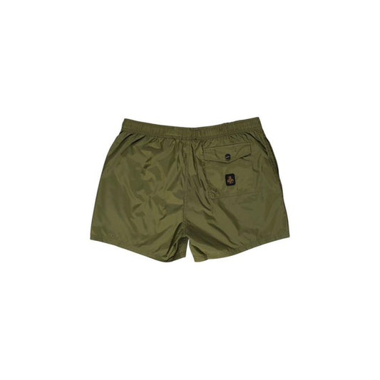 Refrigiwear Green Polyester Swim Short RE-15819900149-3XL