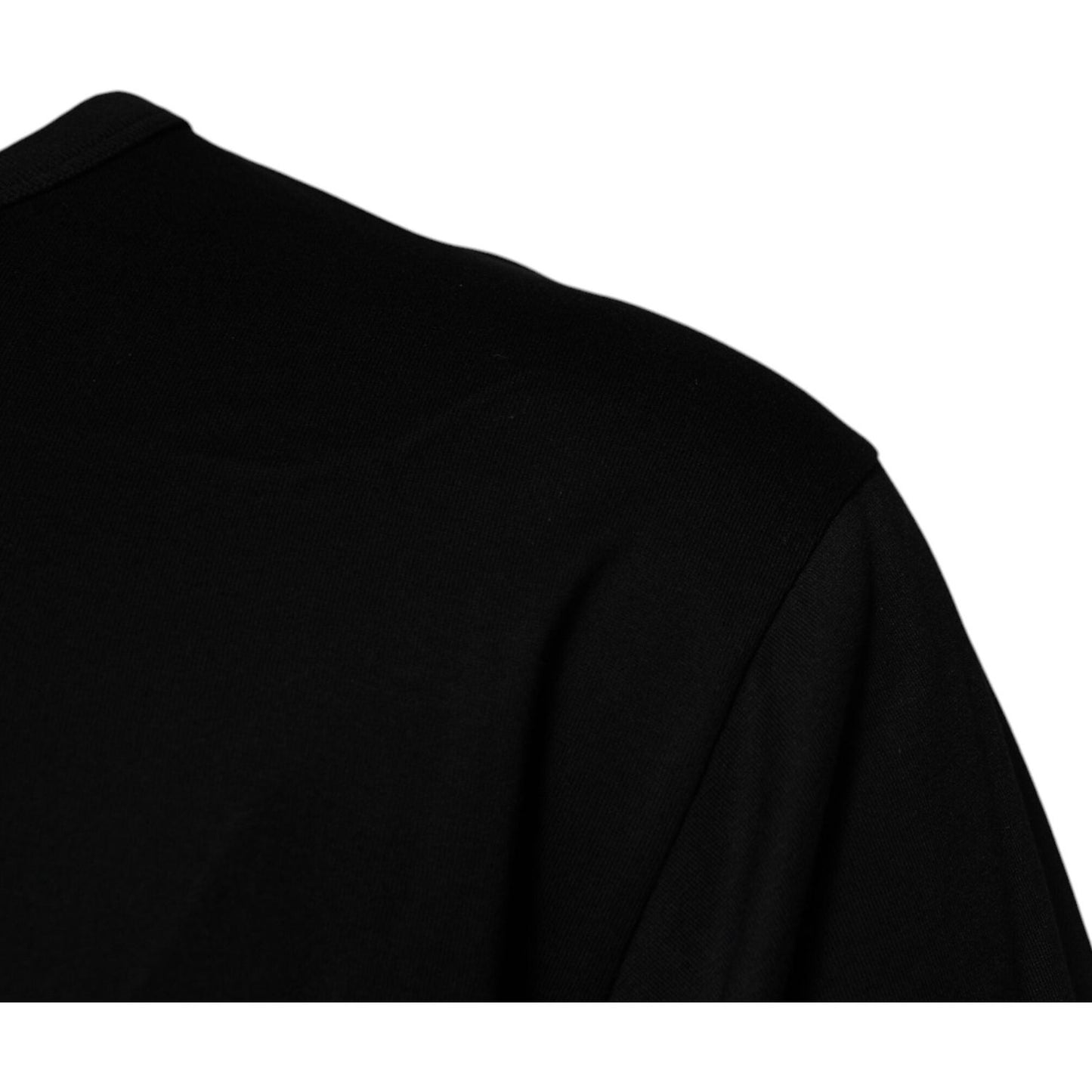 Dolce & Gabbana Black #DGMILLENNIALS Cotton Crew Neck T-shirt TSH90057-44