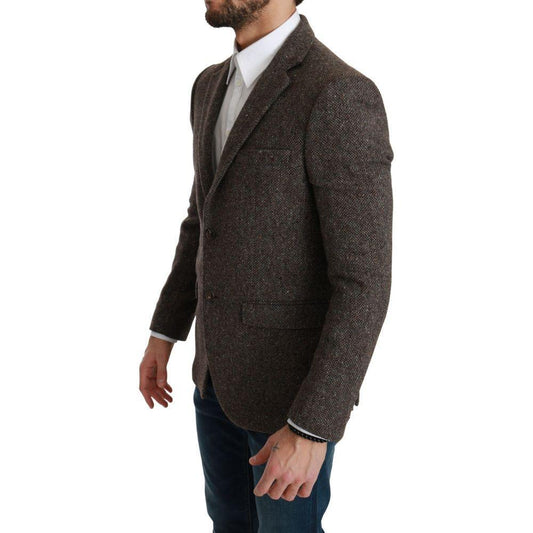 Dolce & Gabbana Brown Virgin Wool Suit DO-1071-IT48 | M