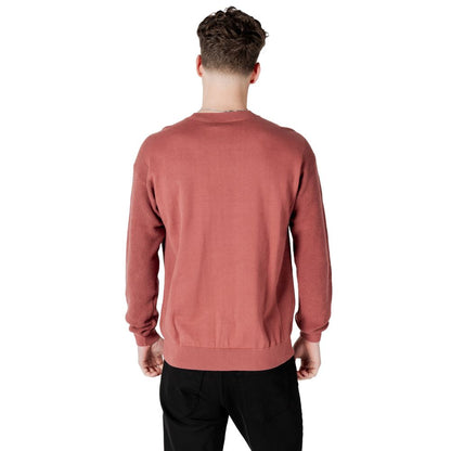 Calvin Klein Jeans Red Cotton Sweatshirt