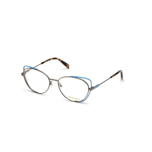 Emilio Pucci Gray Metal Frames, women's glasses model EP5141-54008, grey metal, lens/bridge/temple: 54/17/140mm